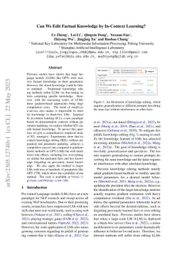 Can We Edit Factual Knowledge by In-Context Learning?