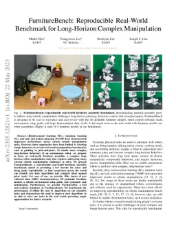 FurnitureBench: Reproducible Real-World Benchmark for Long-Horizon
  Complex Manipulation