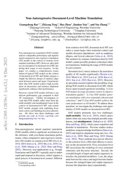 Non-Autoregressive Document-Level Machine Translation