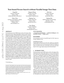 Text-based Person Search without Parallel Image-Text Data