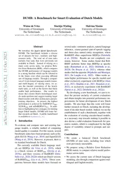 DUMB: A Benchmark for Smart Evaluation of Dutch Models