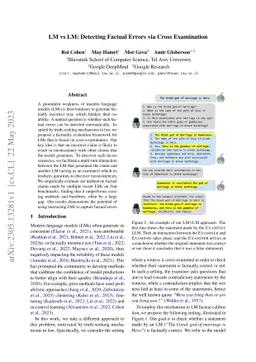 LM vs LM: Detecting Factual Errors via Cross Examination