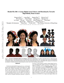 RenderMe-360: A Large Digital Asset Library and Benchmarks Towards
  High-fidelity Head Avatars