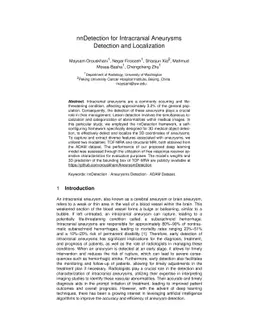 nnDetection for Intracranial Aneurysms Detection and Localization