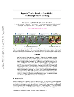 Type-to-Track: Retrieve Any Object via Prompt-based Tracking