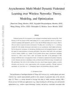 Asynchronous Multi-Model Dynamic Federated Learning over Wireless
  Networks: Theory, Modeling, and Optimization