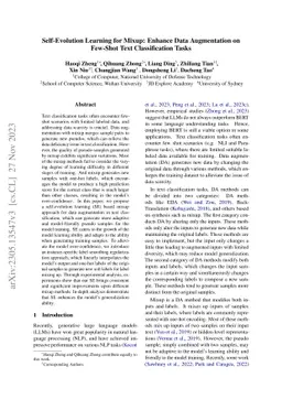 Self-Evolution Learning for Mixup: Enhance Data Augmentation on Few-Shot
  Text Classification Tasks