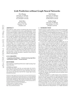 Link Prediction without Graph Neural Networks