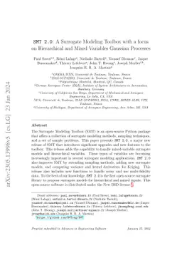 SMT 2.0: A Surrogate Modeling Toolbox with a focus on Hierarchical and
  Mixed Variables Gaussian Processes