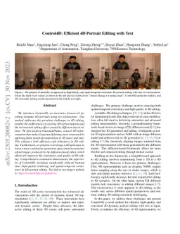 Control4D: Efficient 4D Portrait Editing with Text