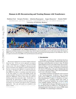 Humans in 4D: Reconstructing and Tracking Humans with Transformers