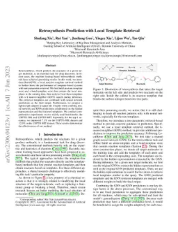 Retrosynthesis Prediction with Local Template Retrieval