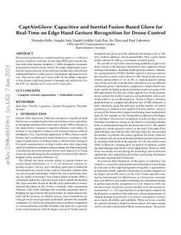 CaptAinGlove: Capacitive and Inertial Fusion-Based Glove for Real-Time
  on Edge Hand Gesture Recognition for Drone Control