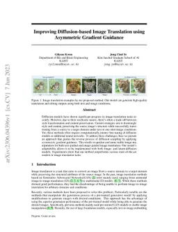 Improving Diffusion-based Image Translation using Asymmetric Gradient
  Guidance