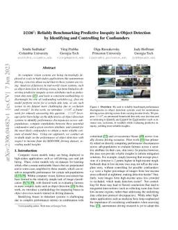 ICON$^2$: Reliably Benchmarking Predictive Inequity in Object Detection