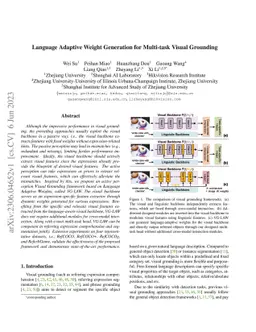 Language Adaptive Weight Generation for Multi-task Visual Grounding