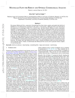 Multiscale Flow for Robust and Optimal Cosmological Analysis