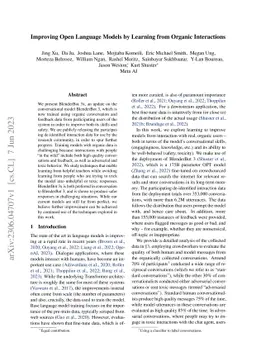 Improving Open Language Models by Learning from Organic Interactions