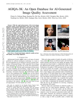 AGIQA-3K: An Open Database for AI-Generated Image Quality Assessment
