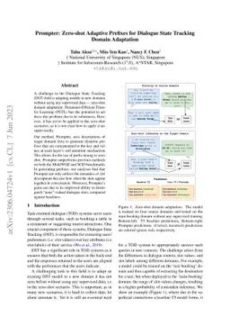 Prompter: Zero-shot Adaptive Prefixes for Dialogue State Tracking Domain
  Adaptation