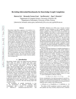 Revisiting Inferential Benchmarks for Knowledge Graph Completion