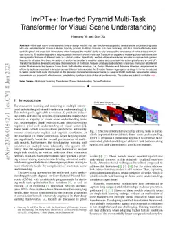 InvPT++: Inverted Pyramid Multi-Task Transformer for Visual Scene
  Understanding