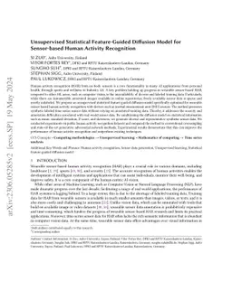Unsupervised Statistical Feature-Guided Diffusion Model for Sensor-based
  Human Activity Recognition