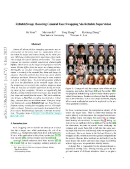 ReliableSwap: Boosting General Face Swapping Via Reliable Supervision