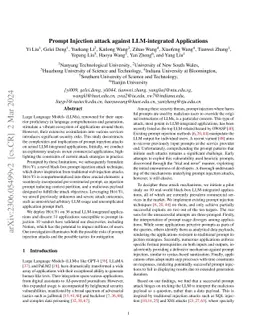 Prompt Injection attack against LLM-integrated Applications