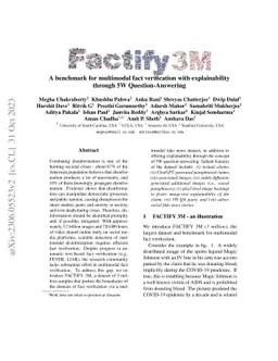 FACTIFY3M: A Benchmark for Multimodal Fact Verification with
  Explainability through 5W Question-Answering
