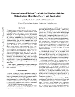 Communication-Efficient Zeroth-Order Distributed Online Optimization:
  Algorithm, Theory, and Applications