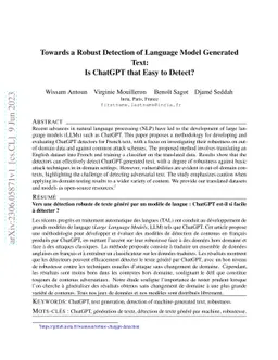 Towards a Robust Detection of Language Model Generated Text: Is ChatGPT
  that Easy to Detect?