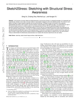 Sketch2Stress: Sketching with Structural Stress Awareness