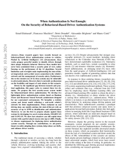 When Authentication Is Not Enough: On the Security of Behavioral-Based
  Driver Authentication Systems