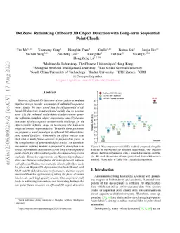 DetZero: Rethinking Offboard 3D Object Detection with Long-term
  Sequential Point Clouds
