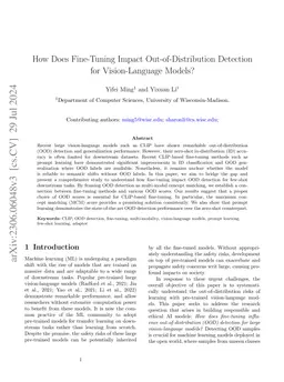 How Does Fine-Tuning Impact Out-of-Distribution Detection for
  Vision-Language Models?