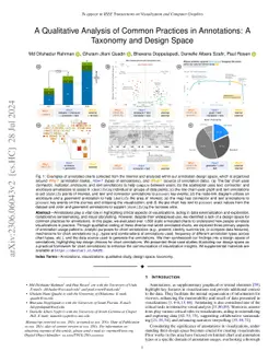 A Qualitative Analysis of Common Practices in Annotations: A Taxonomy
  and Design Space