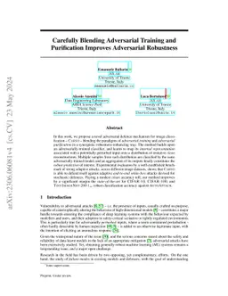 Carefully Blending Adversarial Training, Purification, and Aggregation Improves Adversarial Robustness