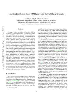 Learning Joint Latent Space EBM Prior Model for Multi-layer Generator