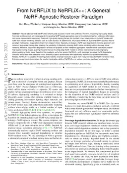 From NeRFLiX to NeRFLiX++: A General NeRF-Agnostic Restorer Paradigm