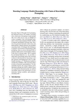 Boosting Language Models Reasoning with Chain-of-Knowledge Prompting