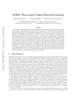 FedDec: Peer-to-peer Aided Federated Learning