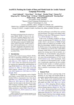 AraMUS: Pushing the Limits of Data and Model Scale for Arabic Natural
  Language Processing