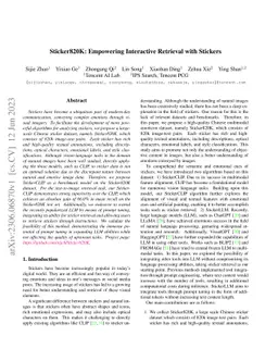 Sticker820K: Empowering Interactive Retrieval with Stickers