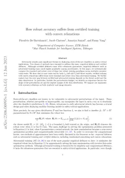 How robust accuracy suffers from certified training with convex
  relaxations