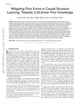 Mitigating Prior Errors in Causal Structure Learning: A Resilient Approach via Bayesian Networks