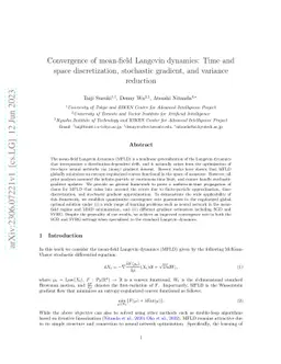 Convergence of mean-field Langevin dynamics: Time and space
  discretization, stochastic gradient, and variance reduction