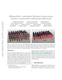 4DHumanOutfit: a multi-subject 4D dataset of human motion sequences in
  varying outfits exhibiting large displacements