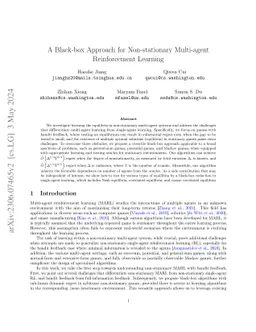 A Black-box Approach for Non-stationary Multi-agent Reinforcement
  Learning