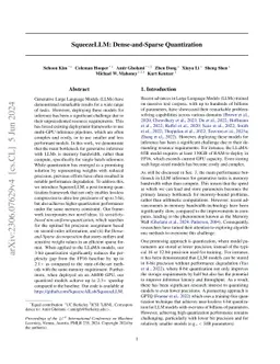 SqueezeLLM: Dense-and-Sparse Quantization